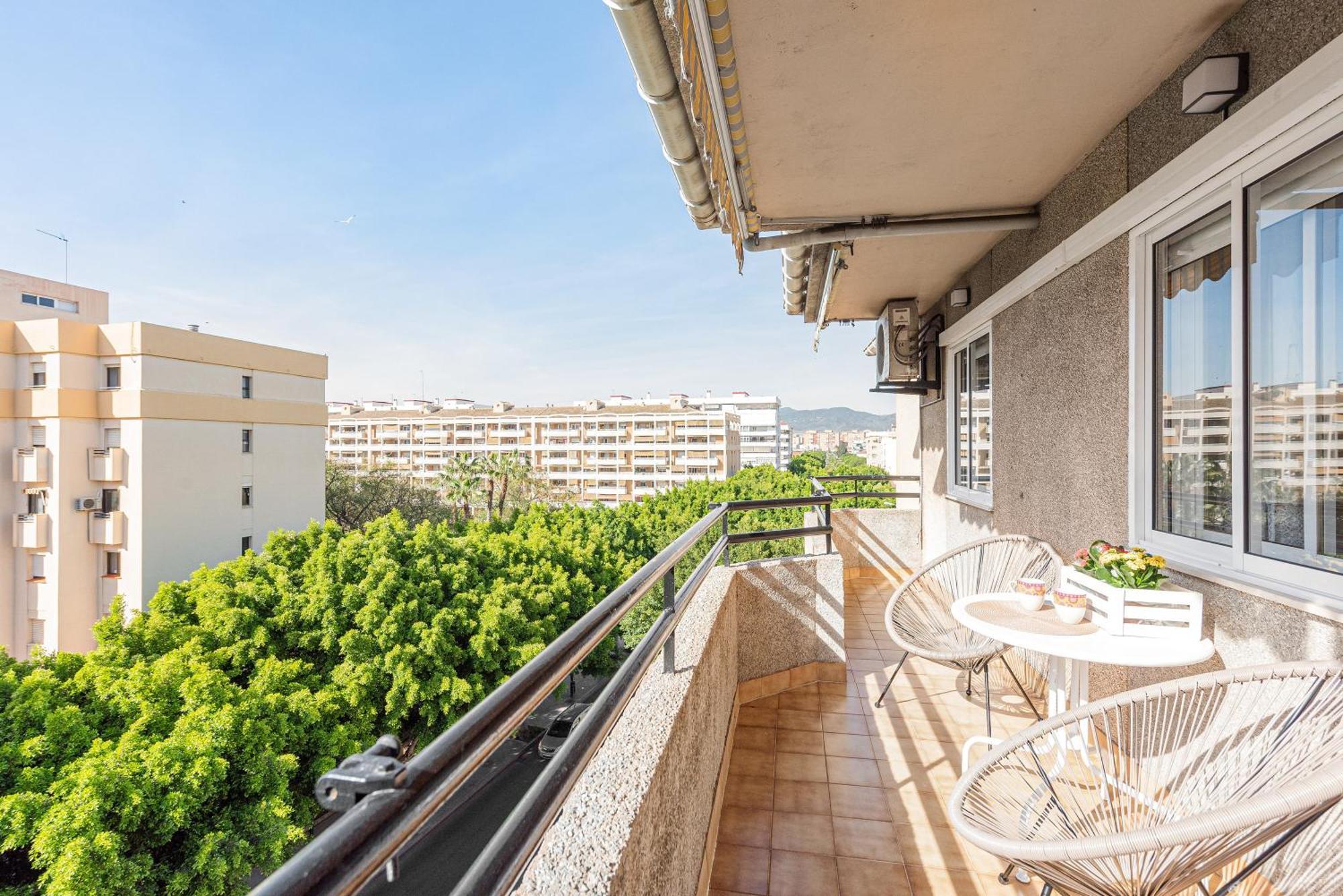 Апартаменты Casa Vacacional Pacifico 5Min Playa Малага Экстерьер фото